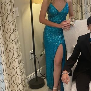 sparkling prom/formal dress